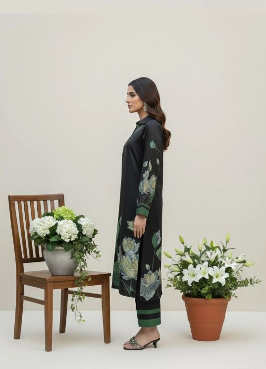 Izle Black – Digital Printed Coord Set